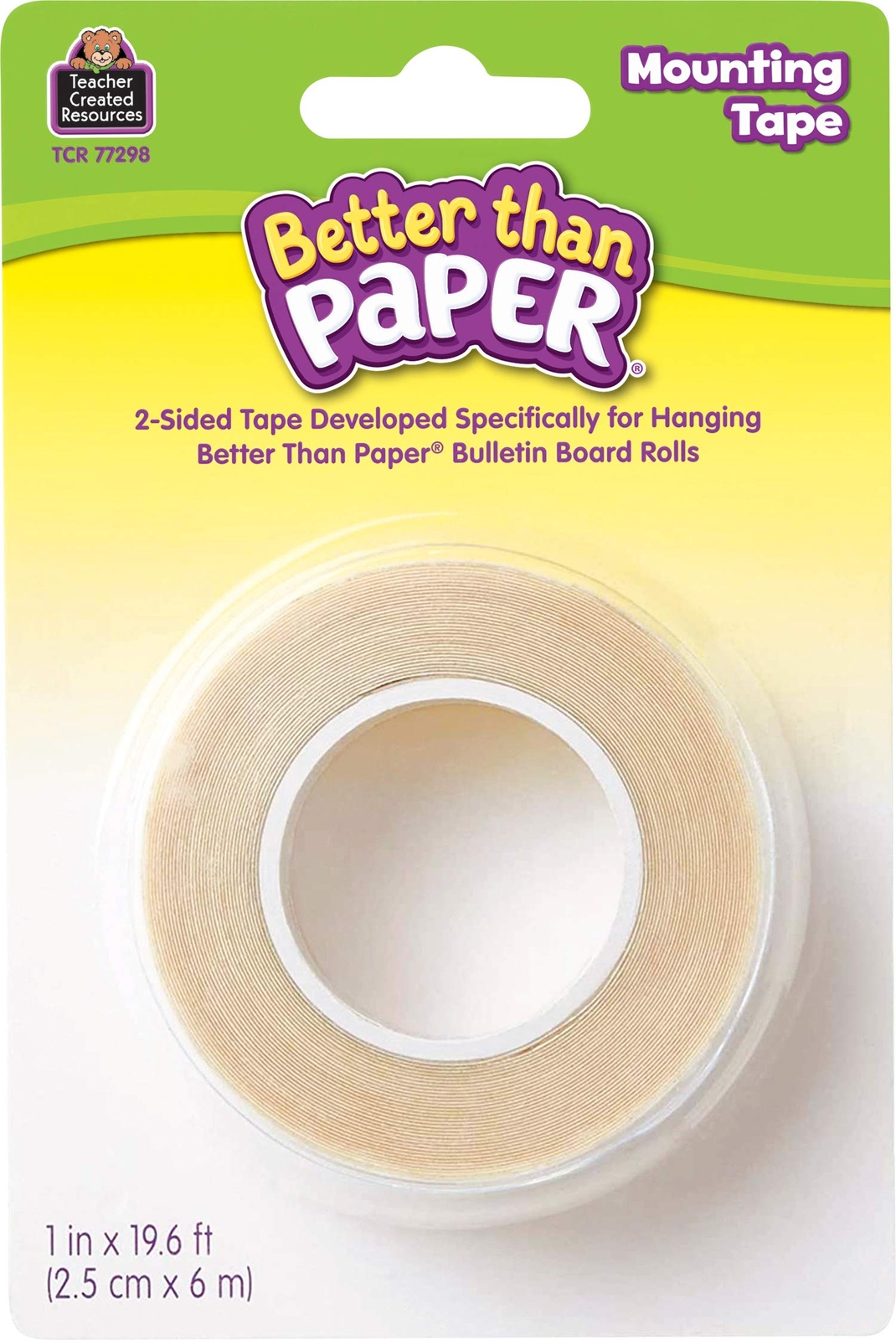 Teacher Created Resources® Better Than Paper® Mounting Tape White 1