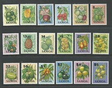 1983 Fruits SG 647-645 Missing SG 660 All complete MUH/MNH Great set 