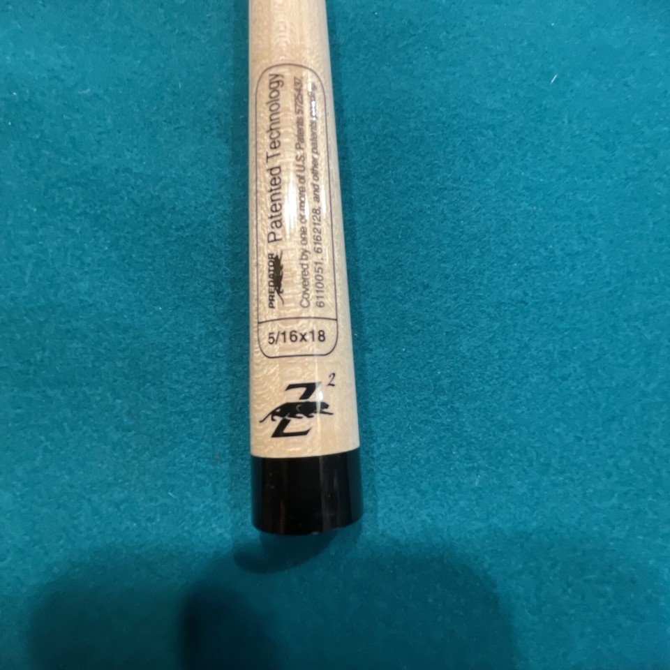 Predator Shafts Pool Cue Shaft Z2 Shaft 5/16x18 12mm 30.25 Inches