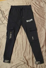 *NEW* BADR Fleece Cargo Jogger Pants , M