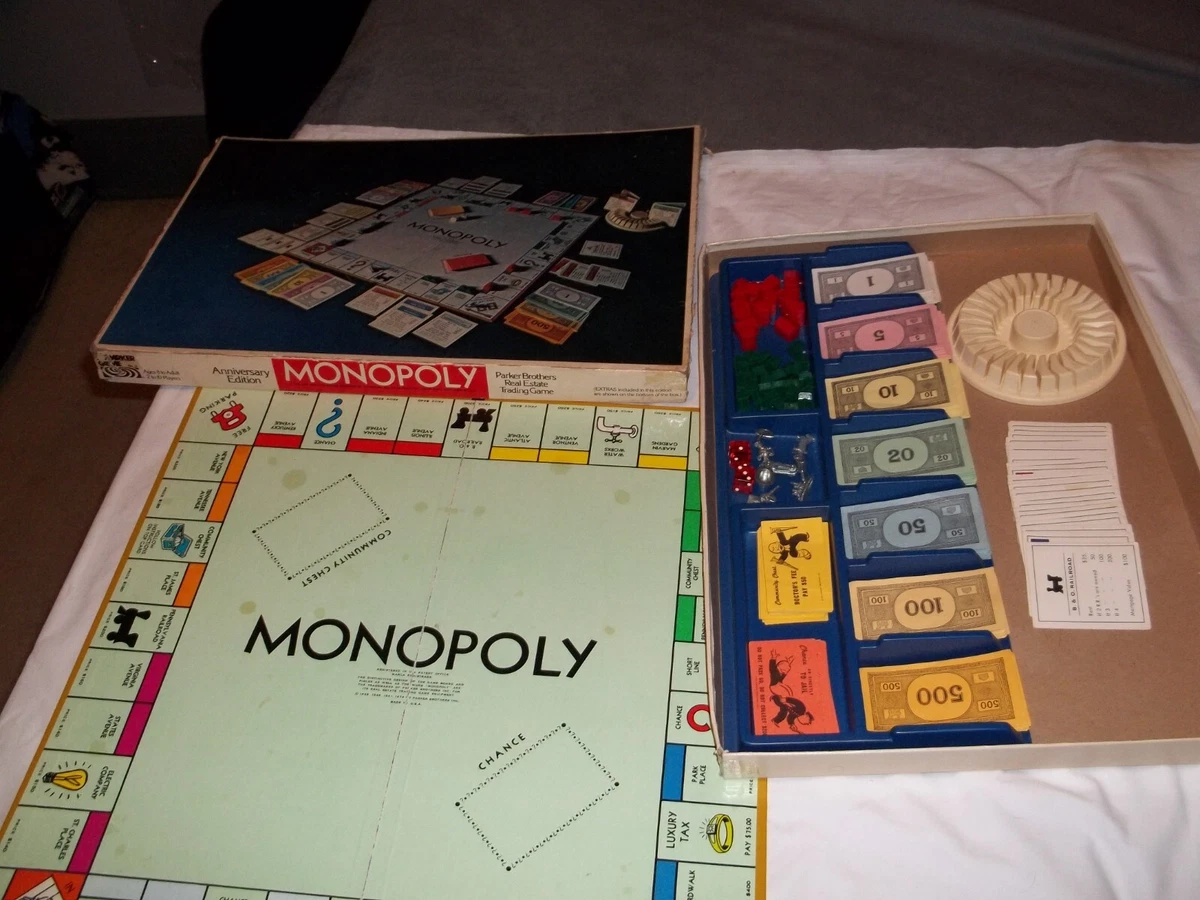 Monopoly 1974 Vintage Manufacture Board & Traditional Games for
