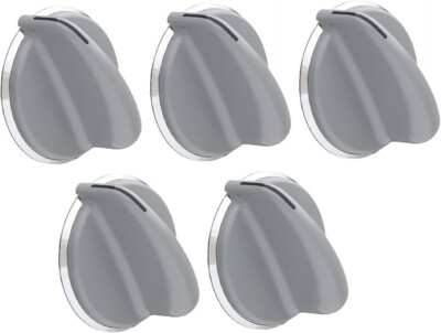Pack of 2 WH01X10462 Gray Control Knob for GE Dryer