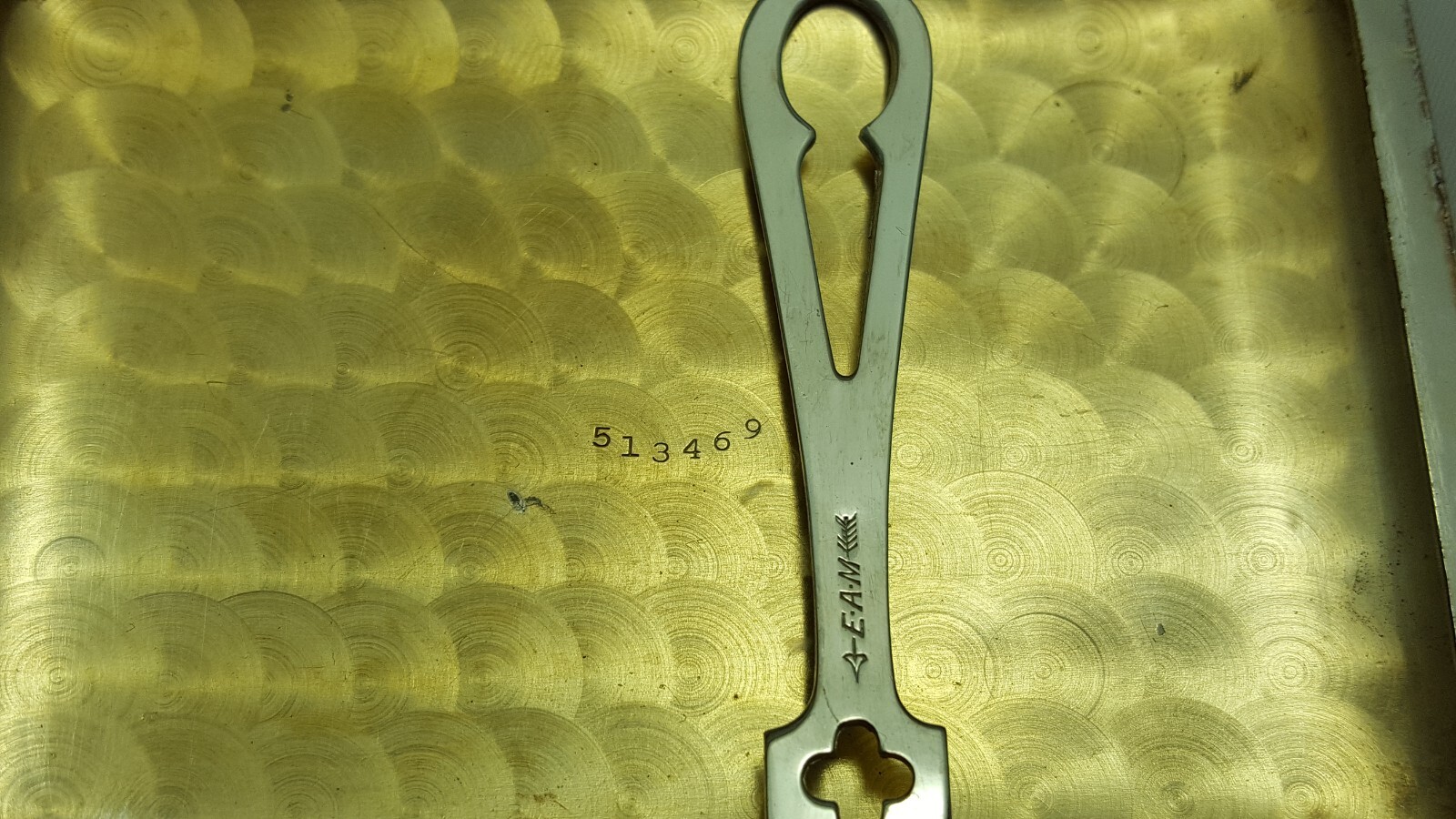 Vintage Silver Plate EAM USA Made Cigarette & Card Holder Box No Monogram