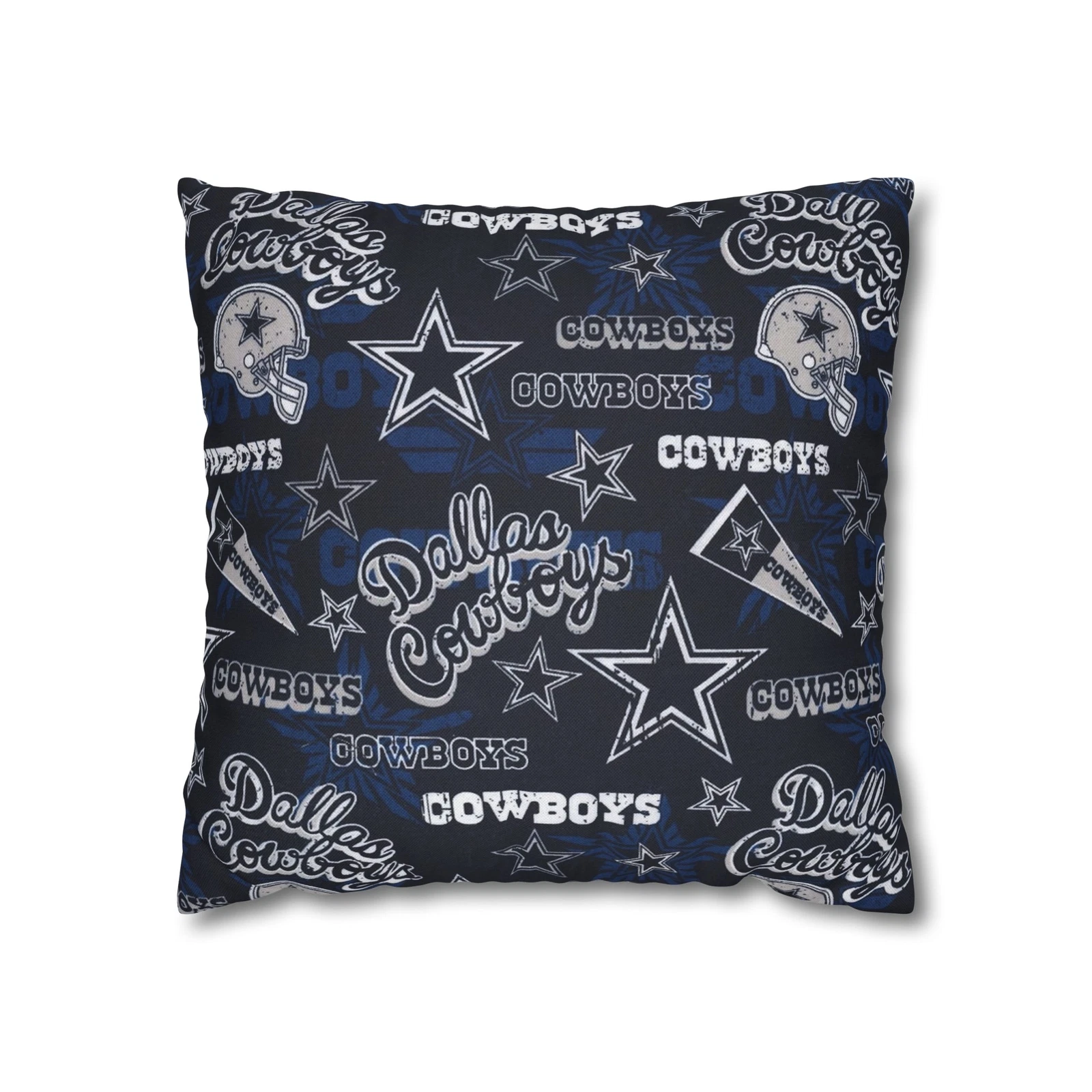 Dallas Cowboys Spun Throw Pillowcase