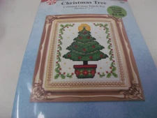 Design Works CHRISTMAS TREE w Frame Counted Cross Stitch Kit 