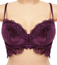 NEW / Intimissim irina purple velvet padded bra  75B Uk 34B