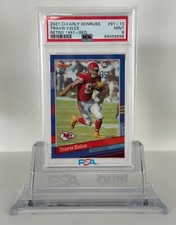2021 Panini Clearly Donruss PSA 9 Retro 1991 Red TRAVIS KELCE #99 - Card #24/99