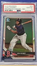 Josh Ockimey - 2018 Bowman Chrome Refractor PSA 10  #55/499