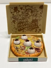 PAPA VOMITOS EYEBALL PIZZA PAPA JOHN’s Zuru Mega Gross Mini Brands S1