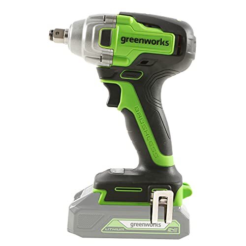 NEW - Greenworks Tools Clé à chocs sans fil (Li-Ion 24V 400 Nm couple 2800 tours