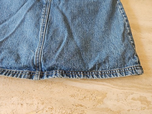 Girls Circo Size Large Denim Jean Skort Skirt With Shorts 2 Front Button... - Picture 16 of 16