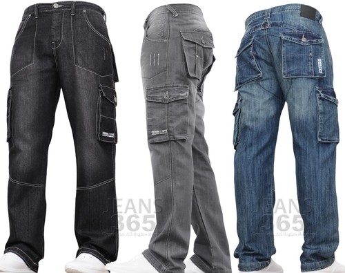 pantalones vaqueros mezclilla y tinte de carga para combate trabajo duros inteligentes múltiples bolsillos hombre | eBay