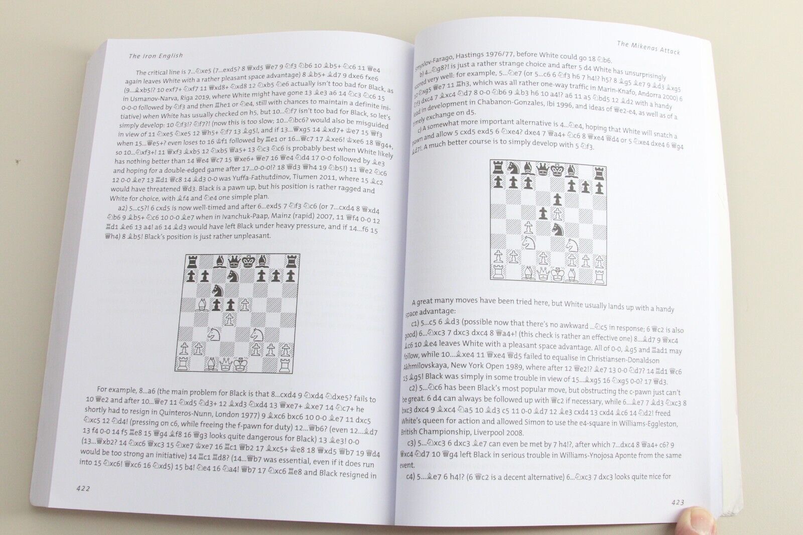 Opening Repertoire Iron English Chess Game Chessable Strategy Simon  Williams 9781781945803