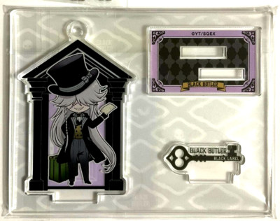 Black Butler Label Funtom Hotel Acrylic Stand Figure Undertaker Yana SE Anime JP