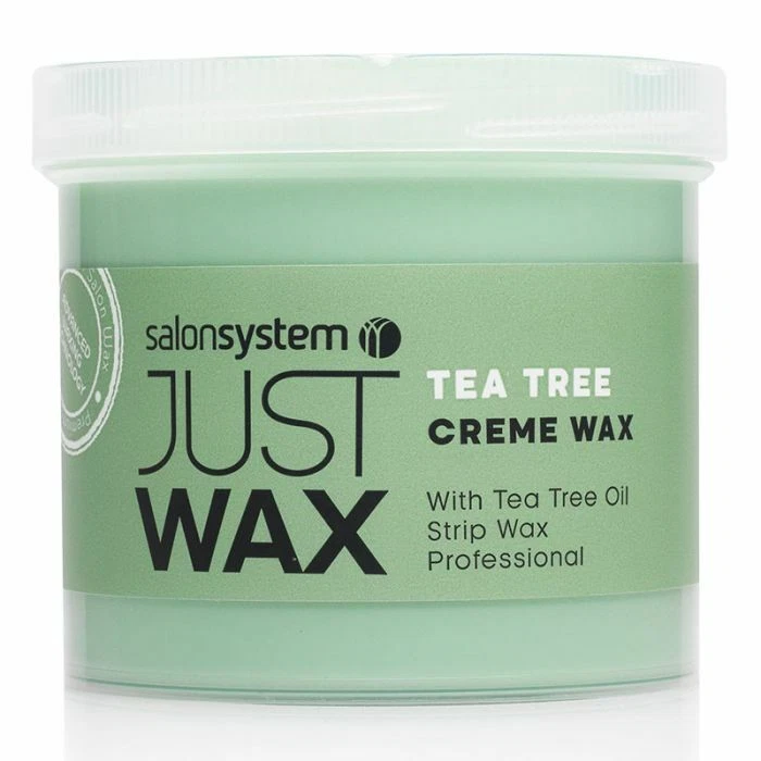 Salon System Just Wax Tea Tree Creme Wax 450g - Free P&P