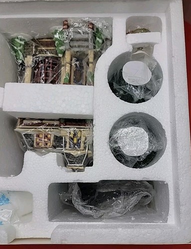 Reparto 56 Angolo Cancelleria Dickens Villaggio Set Regalo, Scena 3D. - Foto 11 di 11