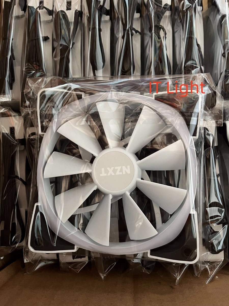 NZXT AER RGB 2 120mm RGB Fluid Dynamic Bearing PWM Fan-WHITE