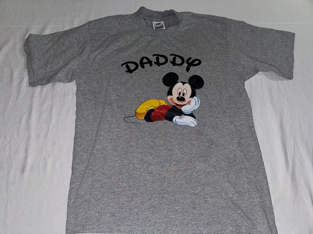 Mickey Mouse Shirt Adult Large Daddy Men