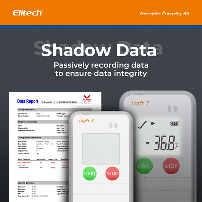 Elitech Digitaler Temperatur-Datenlogger LogEt-5T ? Produktbild-Vorschau 3