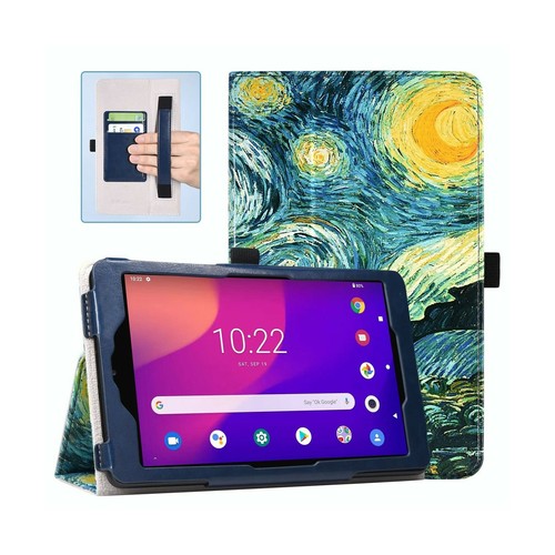 Starry NightDMLuna Metro Case by T-Mobile Alcatel Joy Tab 2.8-inShockproof Folio