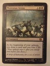 MTG Phyrexian Arena 8th Ed Oversized Box Topper MTG Magic The Gathering