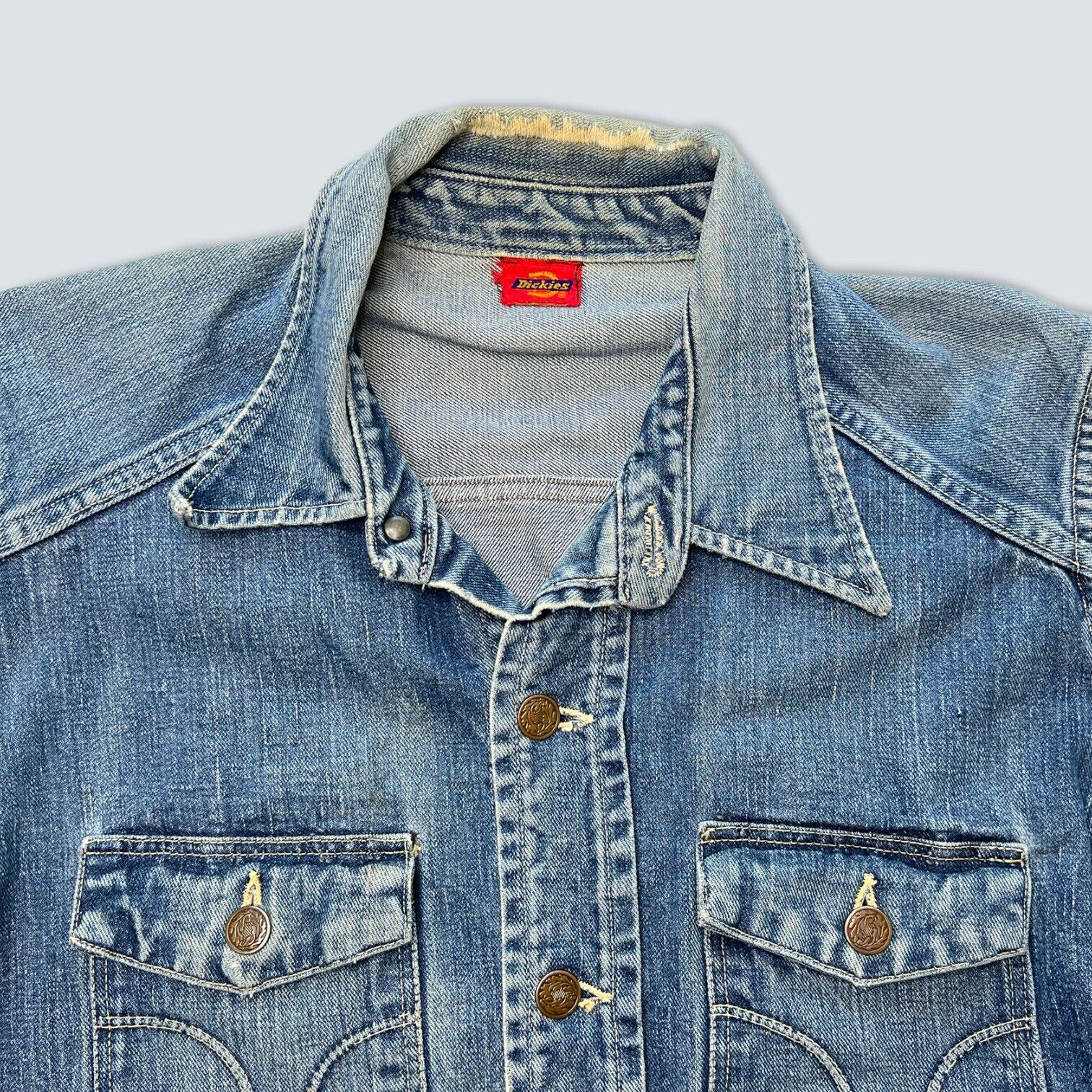 Vintage Denim Jacket 1950s 1960s Dickies Trucker … - image 2