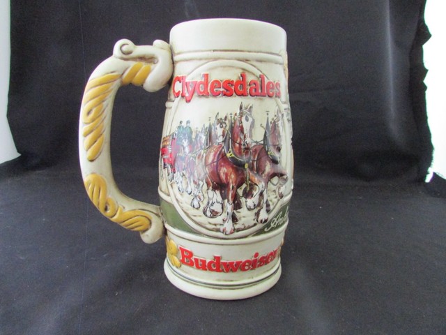 budweiser christmas mugs by year
