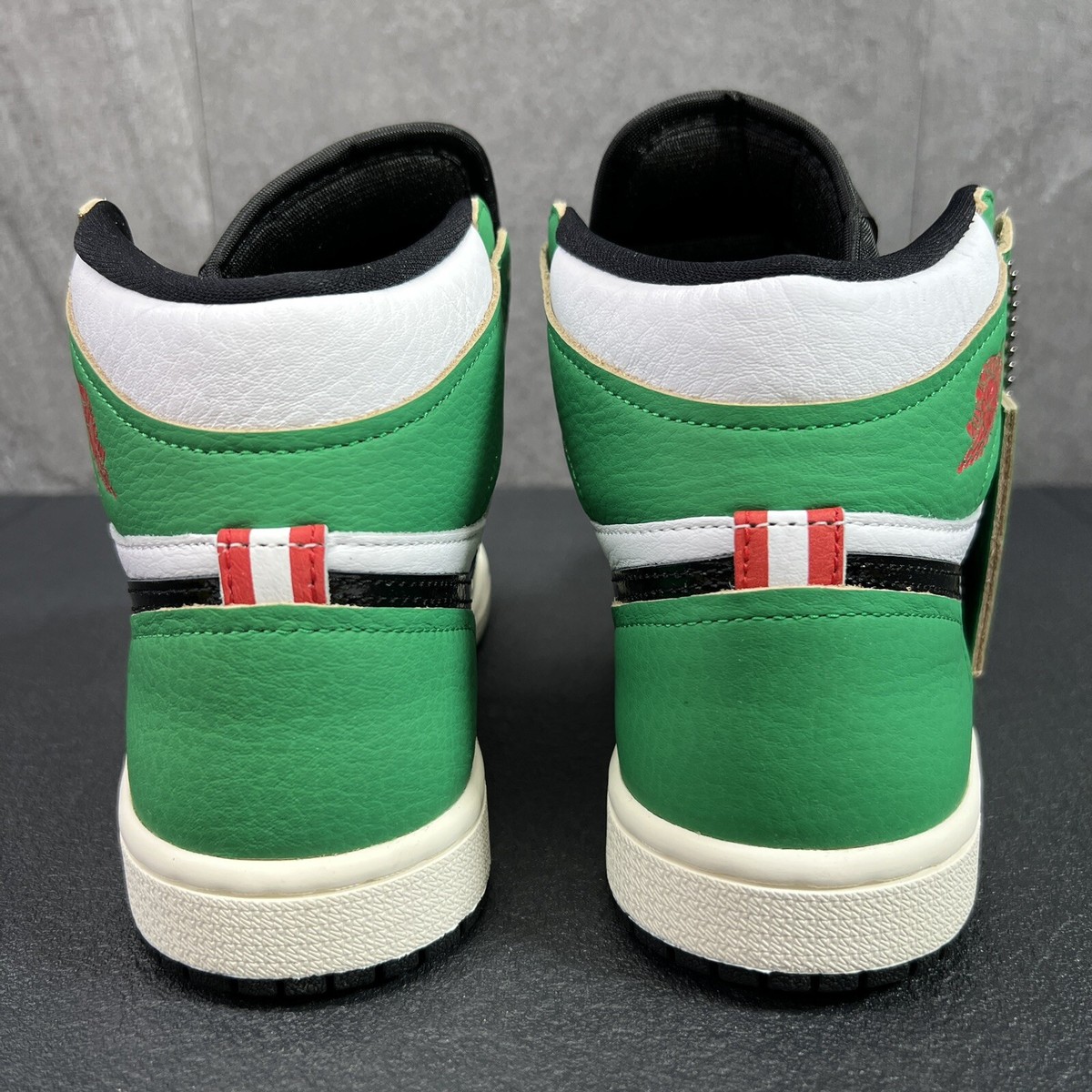 Air Jordan 1 Retro High OG Lucky Green Size 5.5 Womens White Green