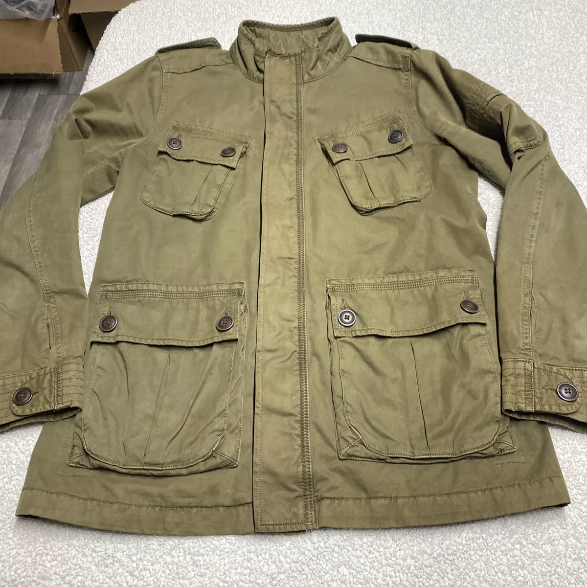 Lucky brand green jacket sale