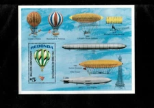 Redonda 1983 - Hot Air Balloons - Souvenir Stamp Sheet - Scott #137 - MNH