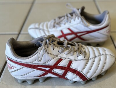 Asics Lethal Speed RS White/Red Football/Soccer Boots US7.5 UK6.5 25.5CM