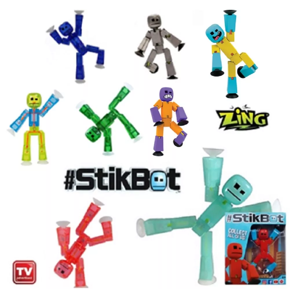 Genuine Boxed Stikbot Robot Stickbots Stop Motion Animation Autumn New  Colours