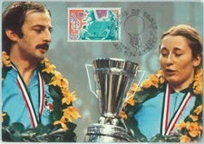 67903 -  FRANCE - POSTAL HISTORY -  MAXIMUM CARD 1975 PING PONG Table tennis