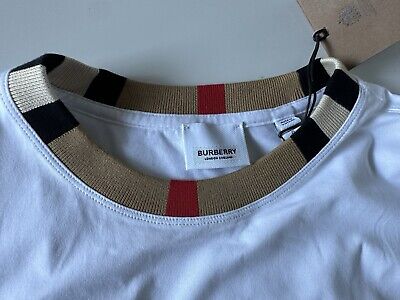 Burberry Jayson White Cotton T-shirt L (Oversized) 8069539 Burberry Jayson White Cotton T-shirt L (Oversized) 8069539