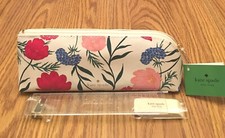 NWT No Pencils - Kate Spade BLOSSOM Pencil Pouch Cosmetic Case Travel