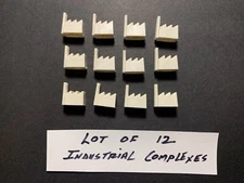 Axis & Allies  Industrial Complexes  Lot of 12   FREE SHIP  1986 Milton Bradley