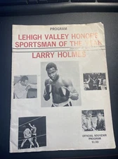 1976 JANUARY 29 LEHIGH VALLEY HONORS SPORTSMAN LARRY HOLMES PROGRAM