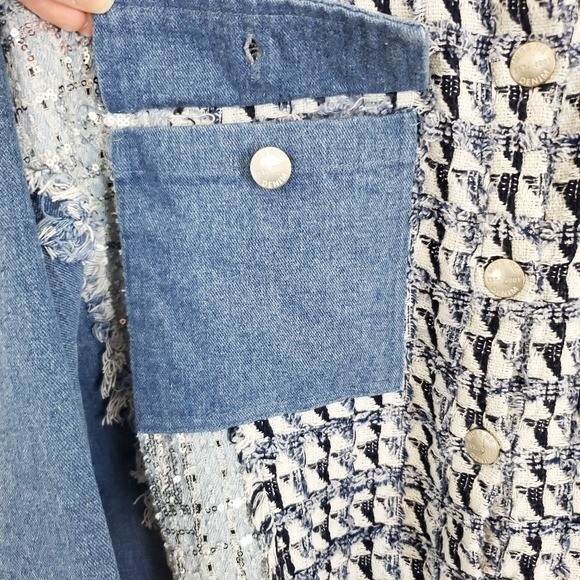 Miss Me Tweed Button Down Jacket - image 2