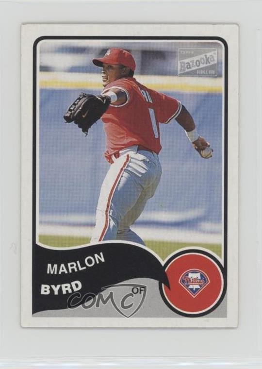 2003 Topps Bazooka Mini Marlon Byrd #92 0y59