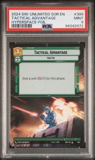 2024 STAR WARS: UNLIMITED SPARK OF REBELLION #388 TACTICAL ADVANTAGE PSA 9