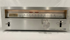 Pioneer TX-6500II Vintage AM/FM Stereo Tuner Silver Face Powers On See Info