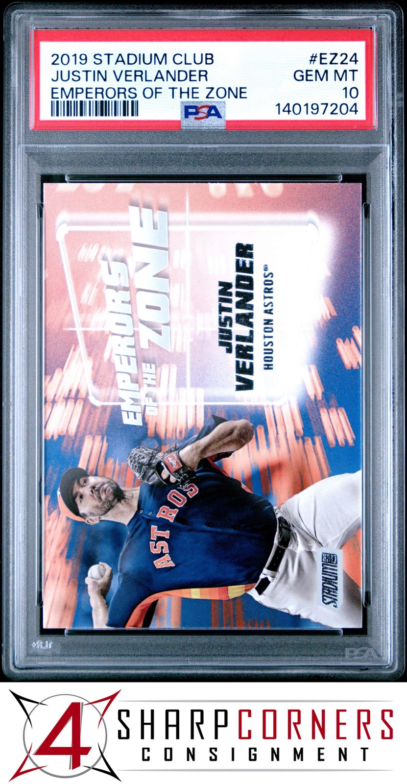 2019 Topps Stadium Club #EZ24 Justin Verlander front