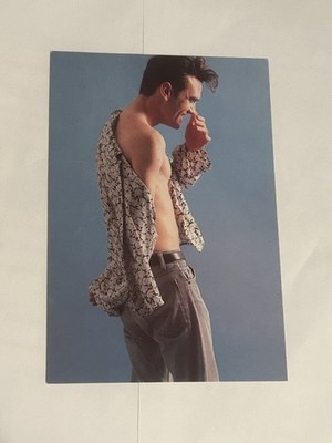 Rare THE SMITHS Promotional MORRISSEY TOSHI YAJIMA Postcard ROUGH TRADE