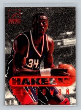 1996-97 Score Board Rookies Basketball Greats #92 Hakeem Olajuwon Rockets