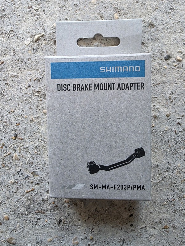 Shimano Disc Brake Adapter Front Post Mount 203mm SM-MA-F203P/PMA Brand New