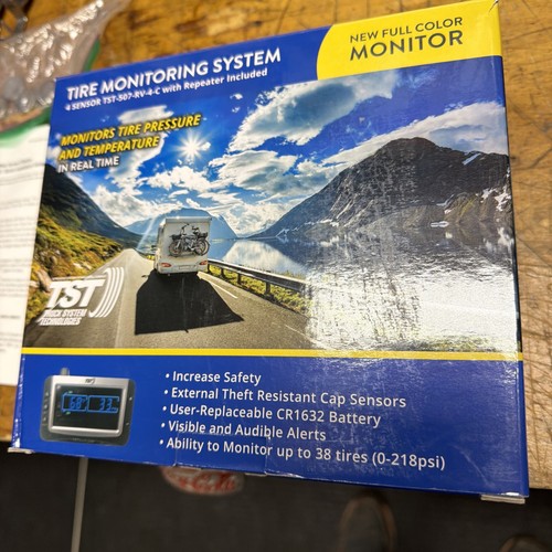 Tire Pressure Monitoring System   4 SENSOR TST-507-RV-C With Repeater Included!!
