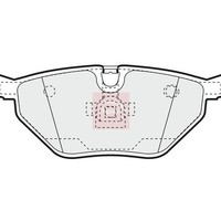 BMW Z4 Roadster E85 2002-2009 BremsbeläGe Hinten Apec ATE