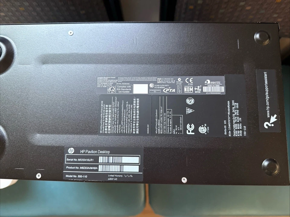 HP Pavilion 550-110 - Tower Core i3 4170 - RAM 8 GB - HDD 1 TB - DVD SuperMulti - Image 4 of 4