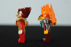 Lot of 2 LEGO Legends of Chima Minifigure Lot of 2 Frax Loc144 & Fire Chi Loc101