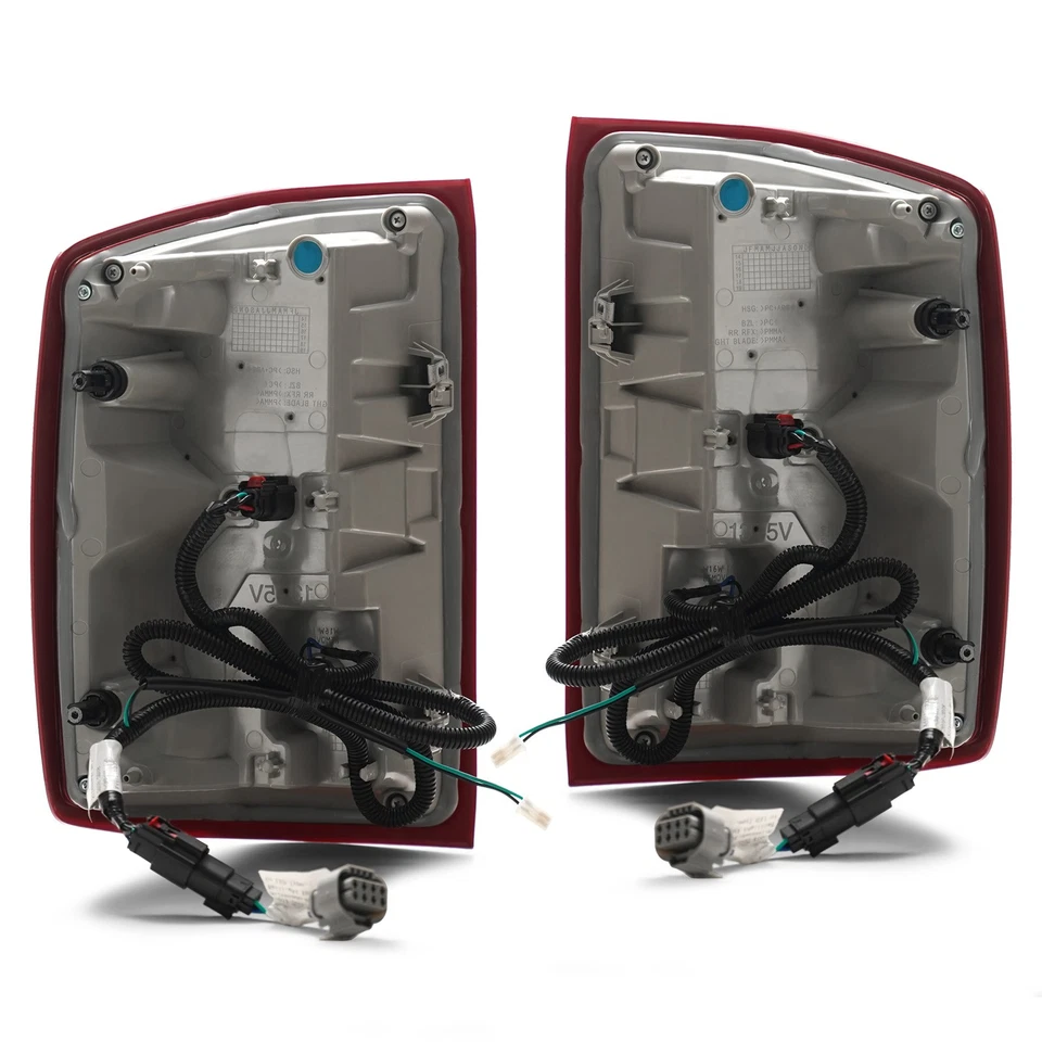 [Halogen Upgrade To LED] For 2014-2018 Chevy Silverado 1500 Red Tail Lights Pair - Image 4 of 4